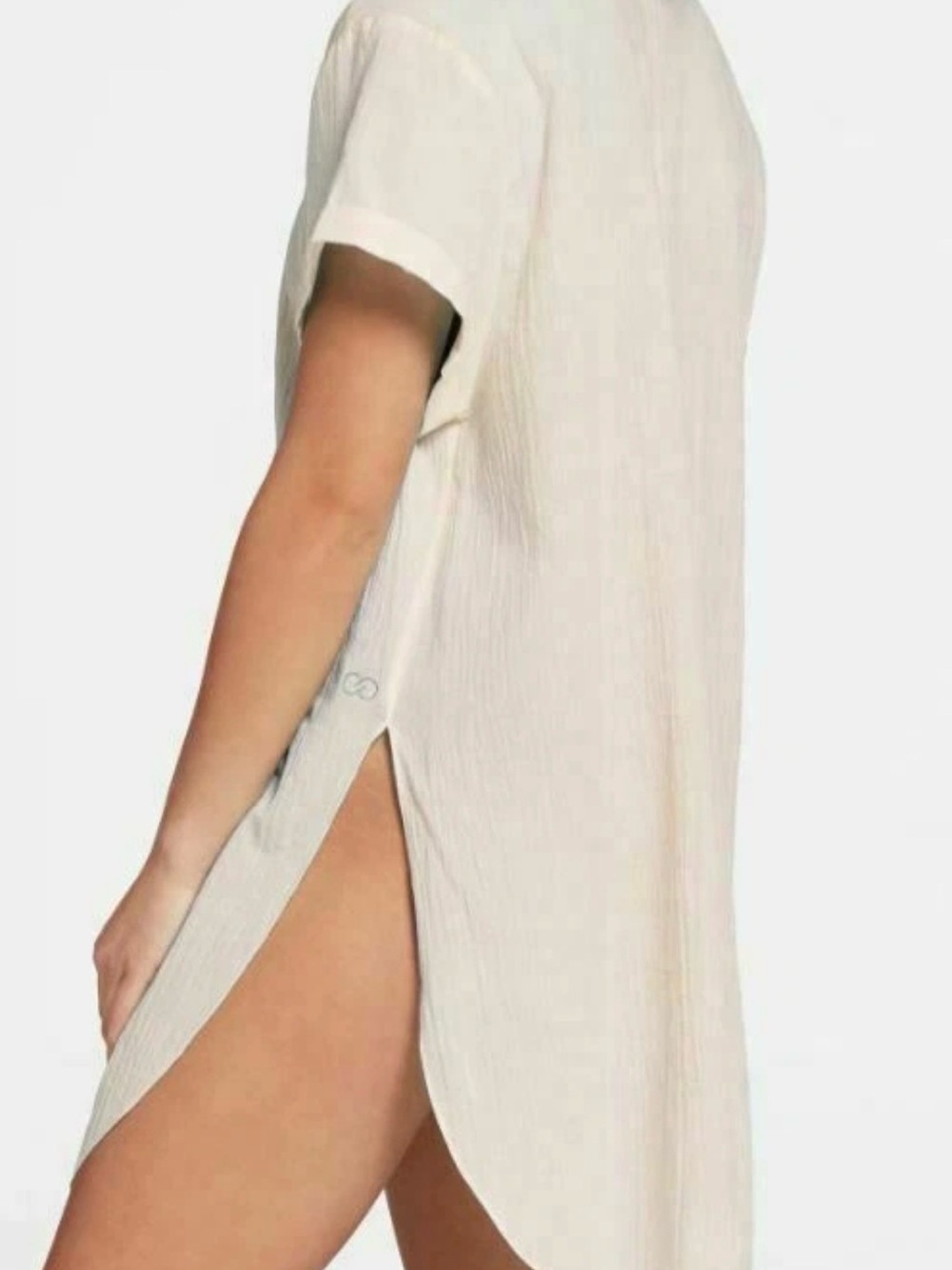 Calia by Carrie Underwood Light Cream Women's Swim Cover-Up Tunic